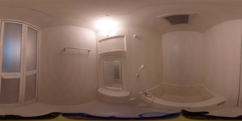 パノラマ画像バスルーム