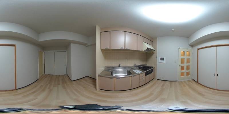 パノラマ画像キッチン