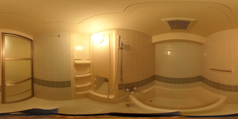 パノラマ画像バスルーム