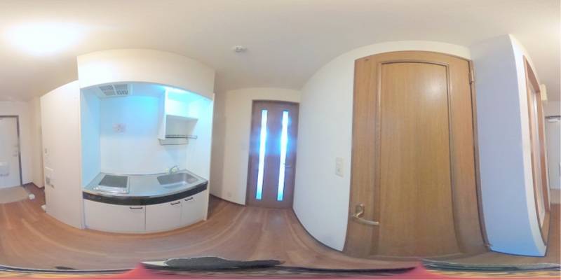 パノラマ画像キッチン