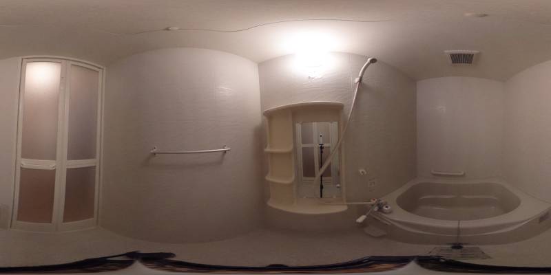 パノラマ画像バスルーム