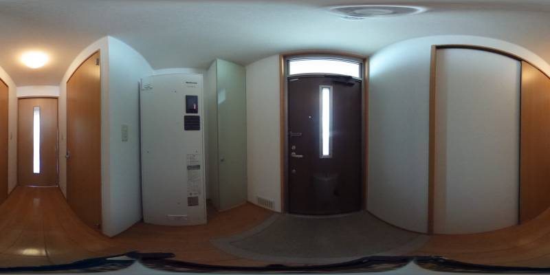 パノラマ画像玄関