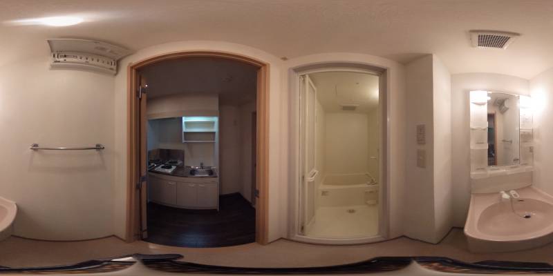 パノラマ画像洗面所