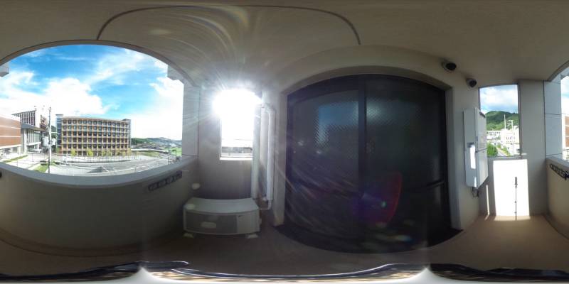 パノラマ画像バルコニー