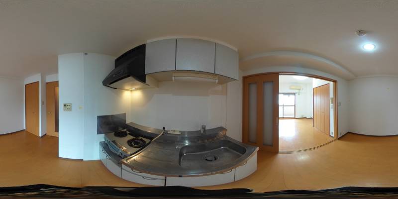 パノラマ画像キッチン