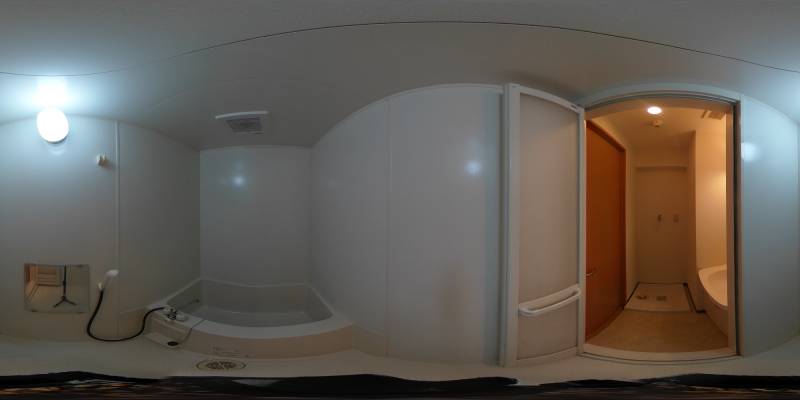 パノラマ画像バスルーム