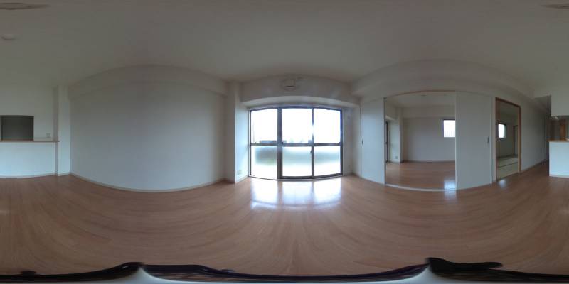 パノラマ画像リビング