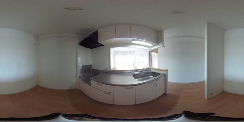 パノラマ画像キッチン
