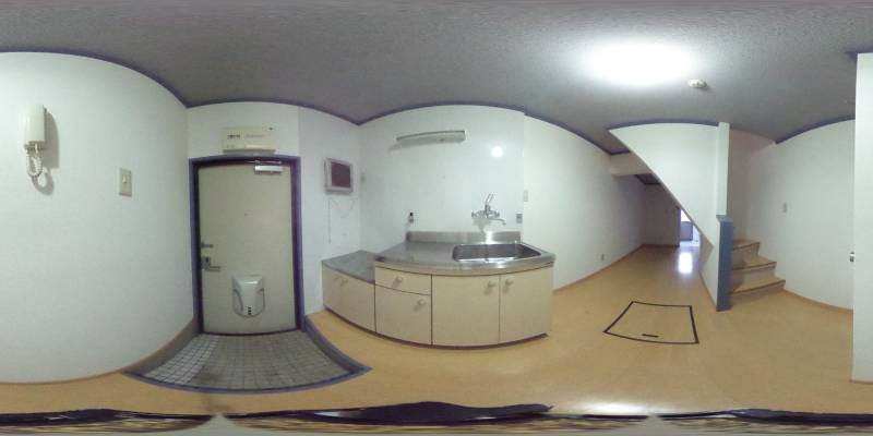 パノラマ画像キッチン