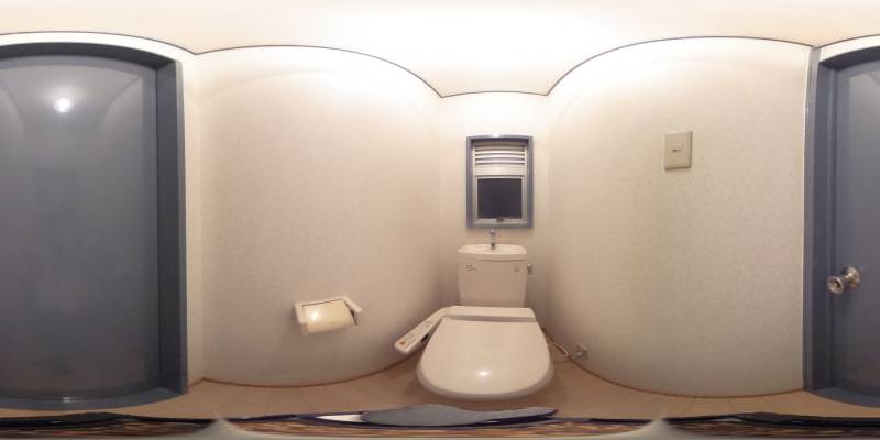 パノラマ画像トイレ