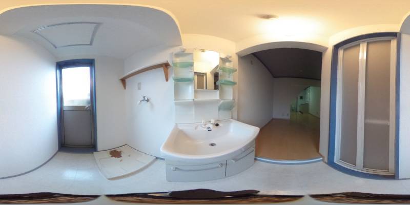 パノラマ画像洗面所