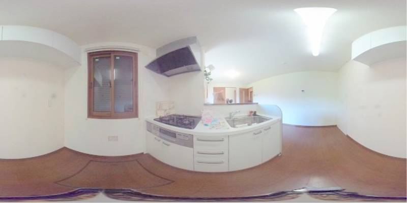 パノラマ画像キッチン