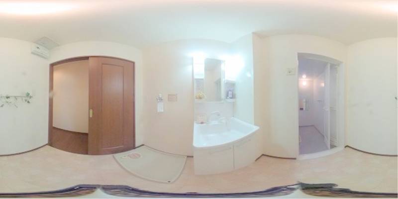 パノラマ画像洗面所