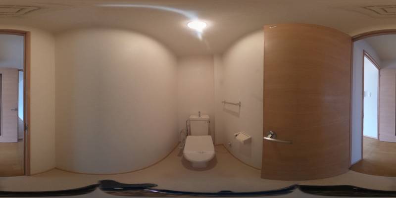 パノラマ画像トイレ