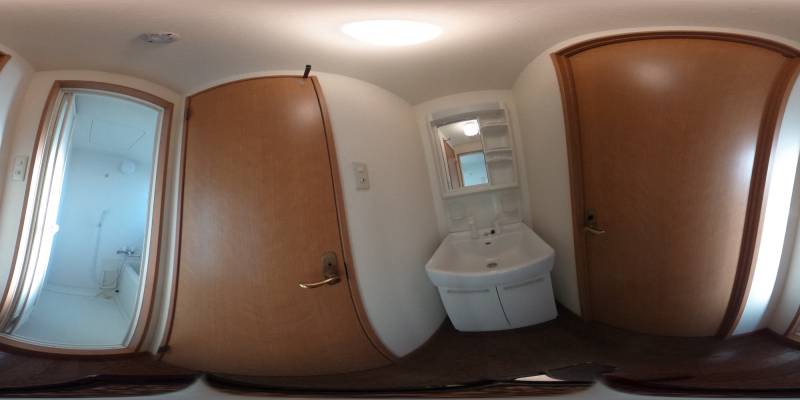 パノラマ画像洗面所