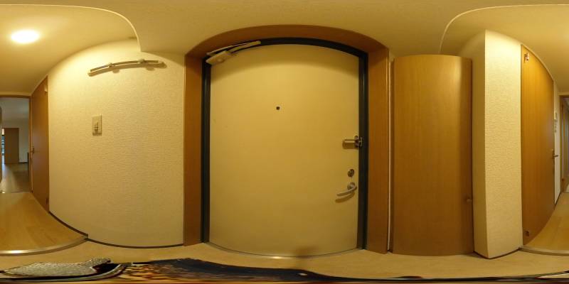 パノラマ画像玄関