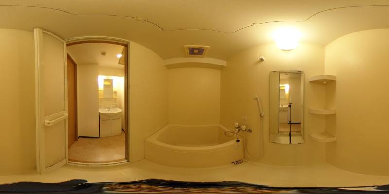 パノラマ画像バスルーム