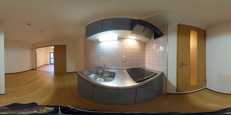 パノラマ画像キッチン