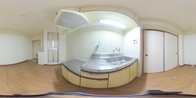 パノラマ画像キッチン