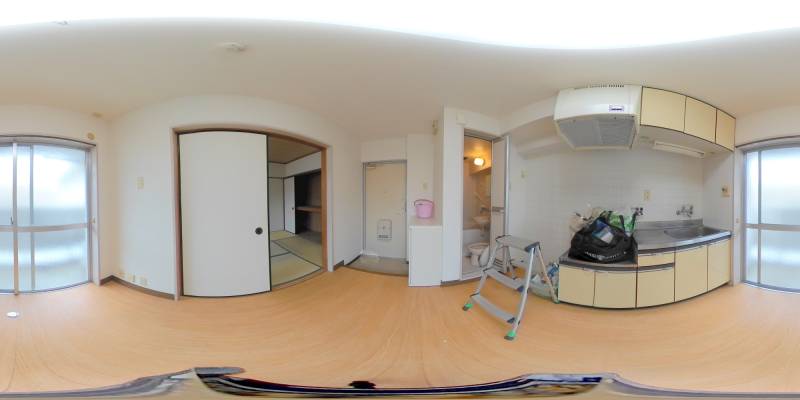 パノラマ画像キッチン