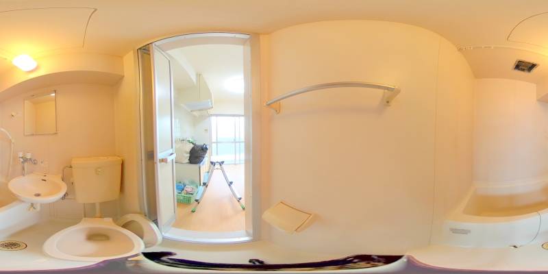 パノラマ画像バスルーム