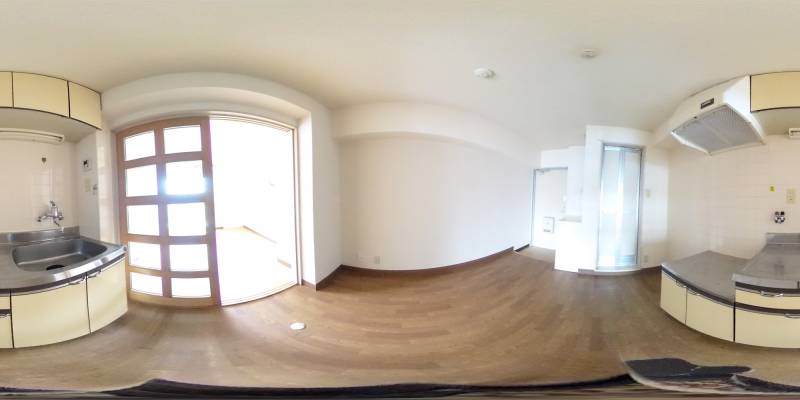 パノラマ画像キッチン