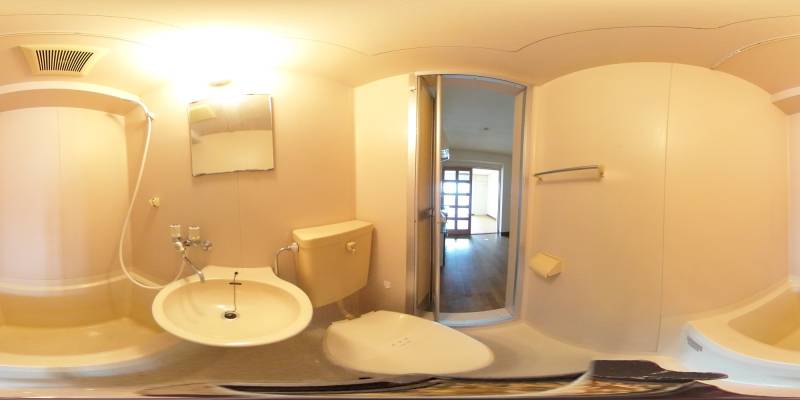 パノラマ画像バスルーム