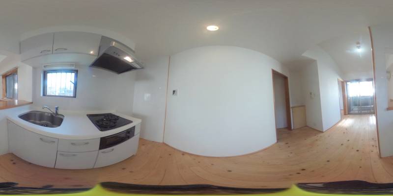 パノラマ画像キッチン