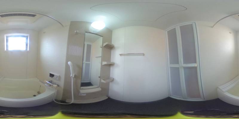パノラマ画像バスルーム