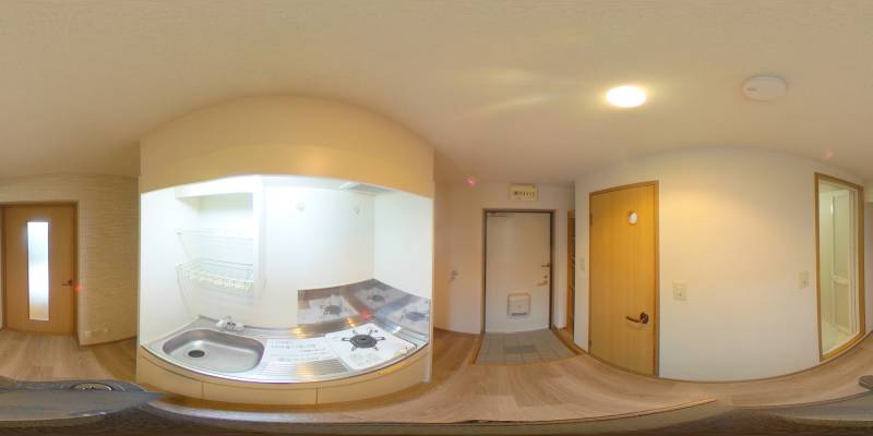 パノラマ画像キッチン