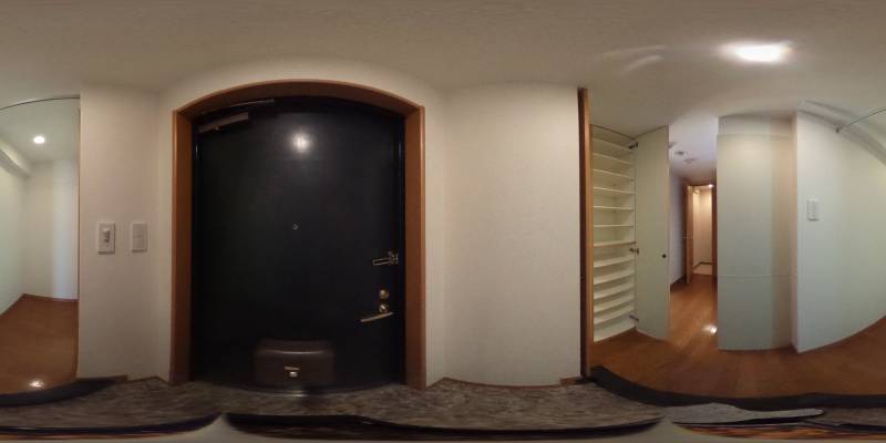 パノラマ画像玄関
