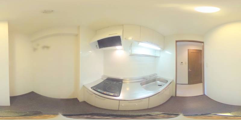 パノラマ画像キッチン