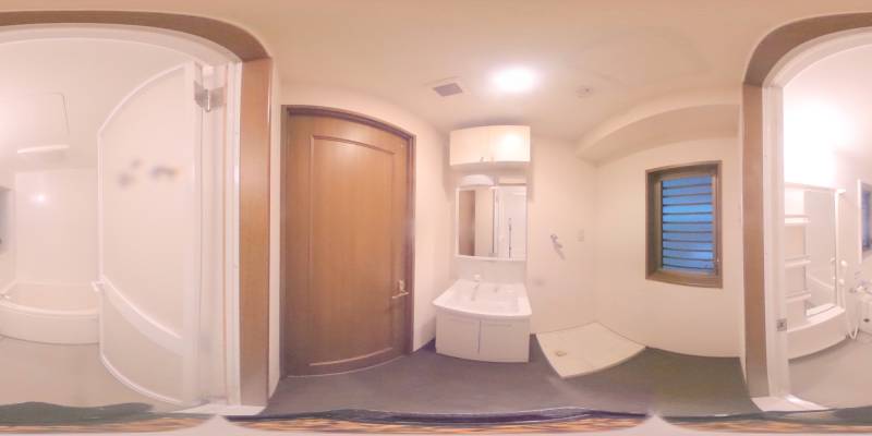 パノラマ画像洗面所