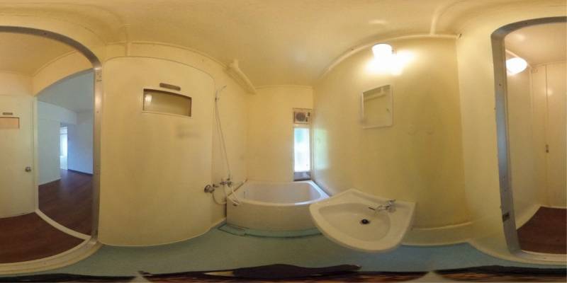 パノラマ画像バスルーム