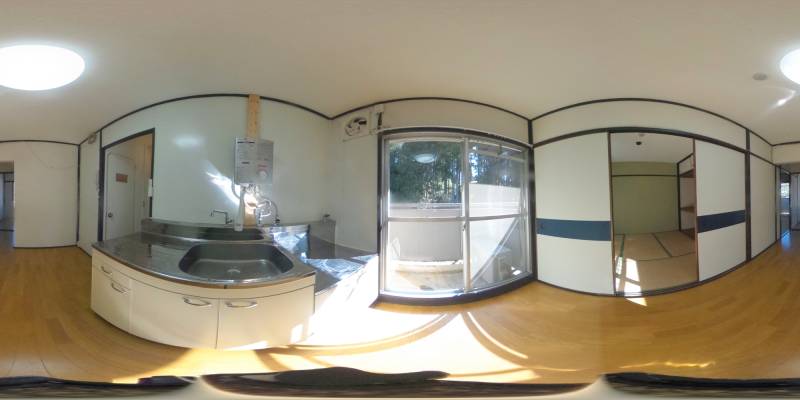 パノラマ画像キッチン