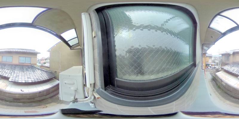 パノラマ画像バルコニー