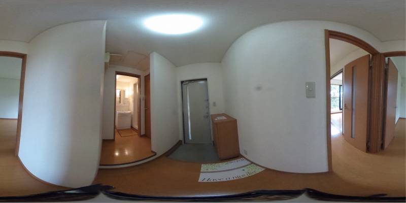 パノラマ画像玄関