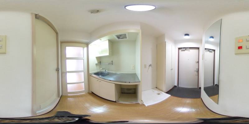 パノラマ画像キッチン