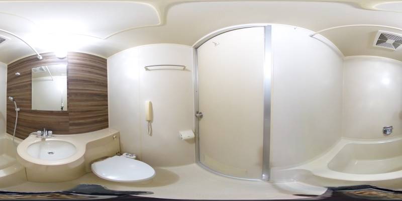 パノラマ画像バスルーム