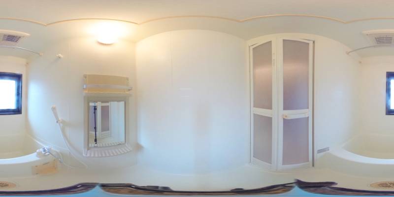 パノラマ画像バスルーム