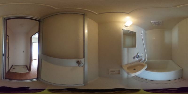 パノラマ画像バスルーム