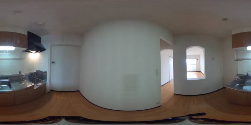 パノラマ画像キッチン