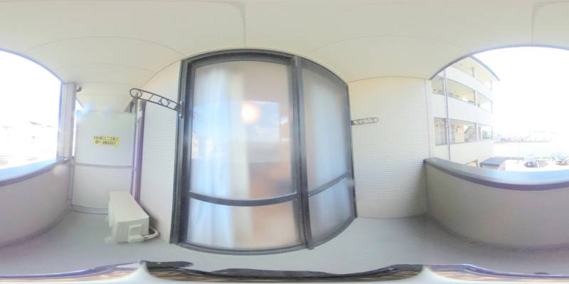 パノラマ画像バルコニー