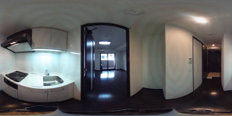 パノラマ画像キッチン