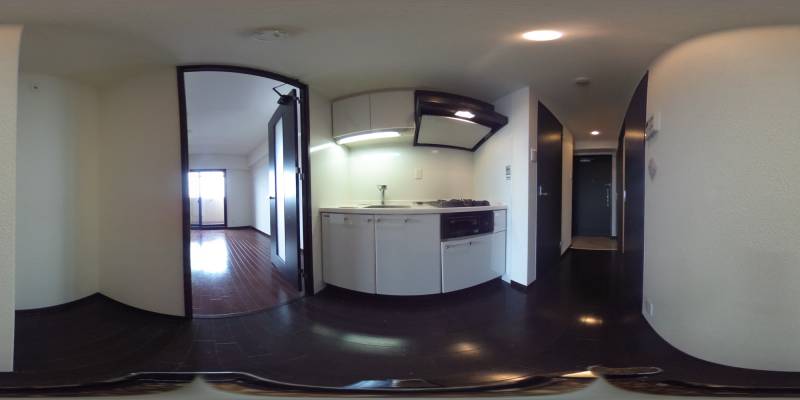 パノラマ画像キッチン