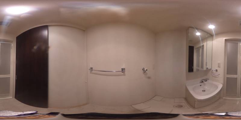 パノラマ画像洗面所