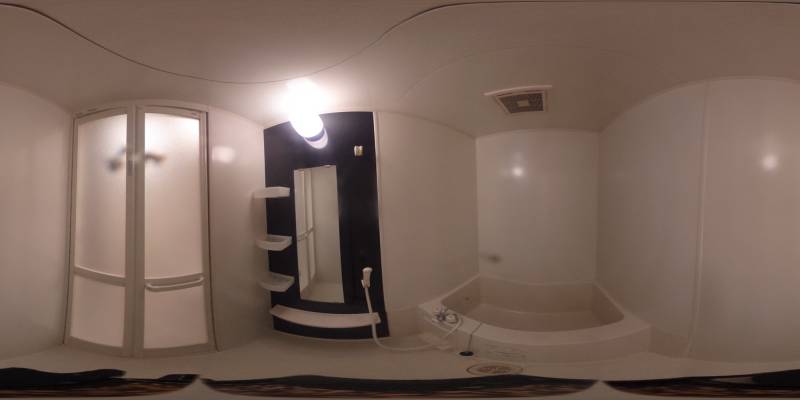 パノラマ画像バスルーム