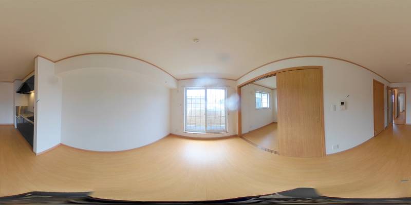 パノラマ画像リビング