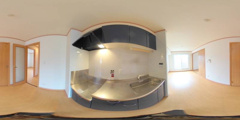 パノラマ画像キッチン