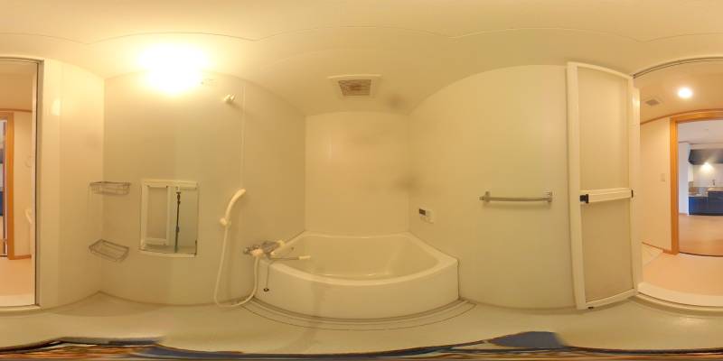 パノラマ画像バスルーム